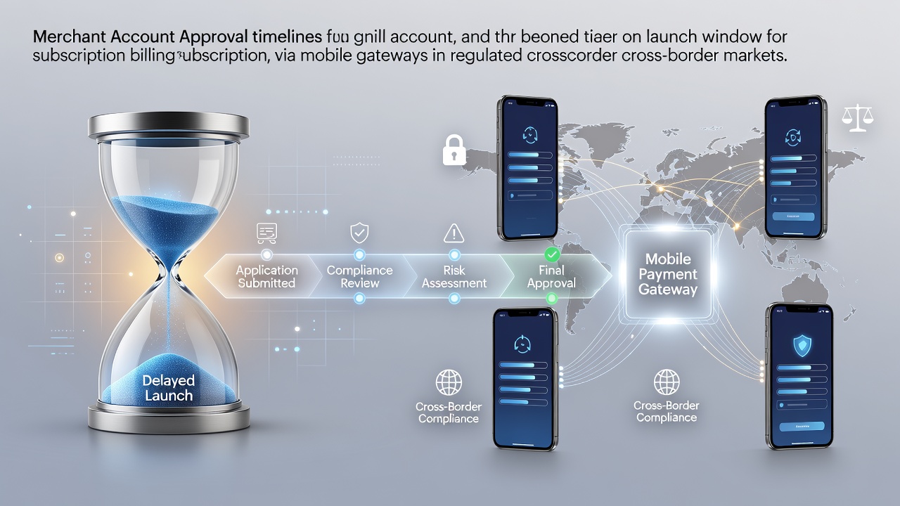 Mobile gateway setup showing subscription billing interfaces across international regulatory zones