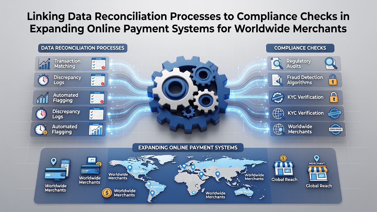 Data reconciliation processes integrated with compliance checks in global online payment systems