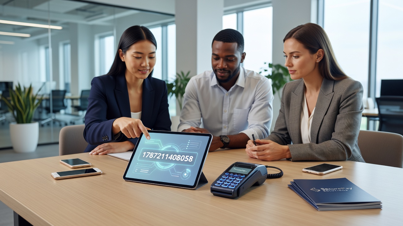 Secure payment terminal processing real-time transactions