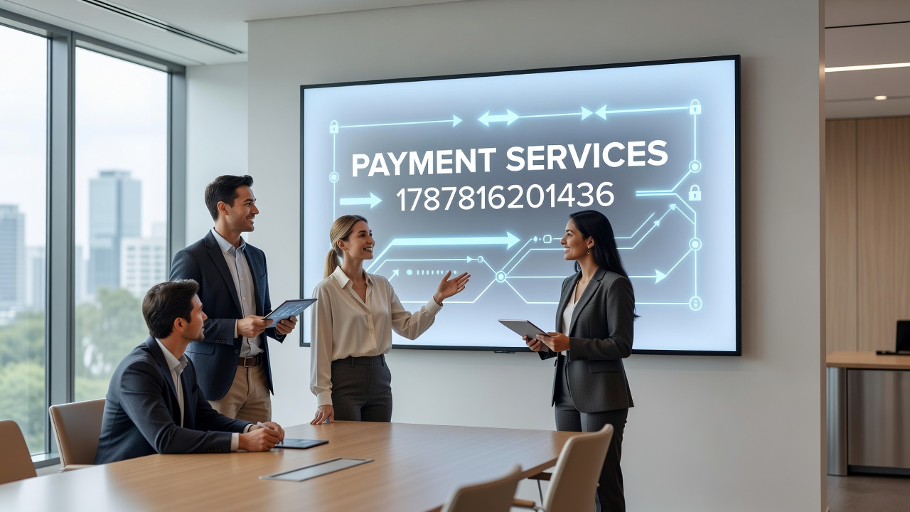 Detailed view of transaction processing flows between merchants and banks