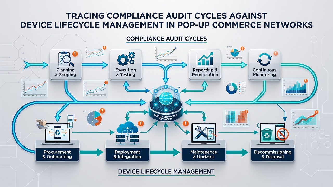 Detailed mapping of audit timelines and device refresh cycles in cross-regional pop-up commerce